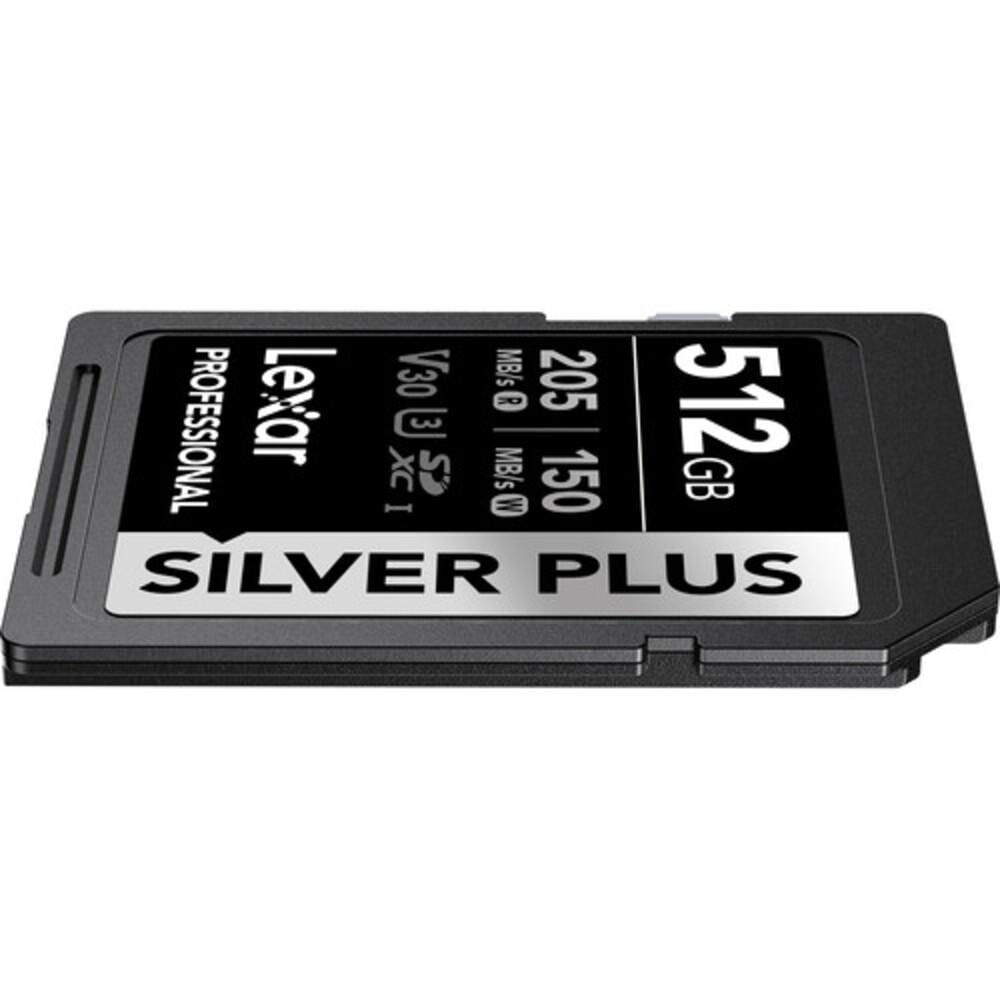 Miniatura Cartão Memória Lexar Sd Xc 512Gb 205Mb/S Uhs-I V30 Silver