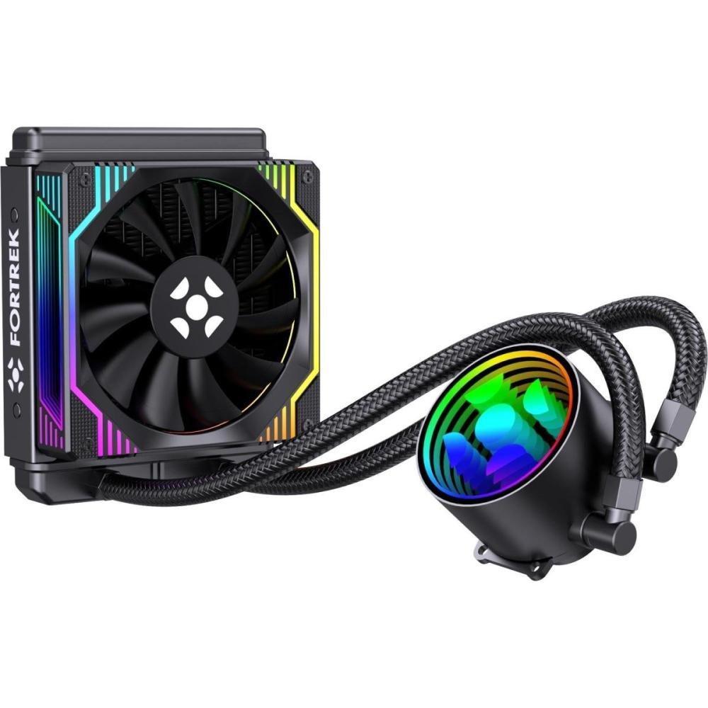 Miniatura Water Cooler Fortrek Breezy 120Mm Fan Argb Preto