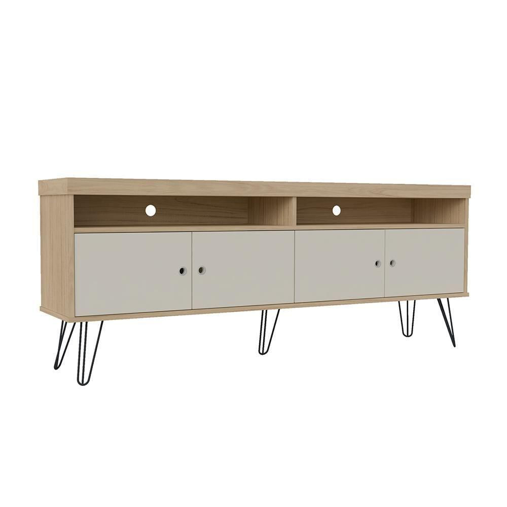 Miniatura Rack 4 Portas Guayaquil Carvalho Off White