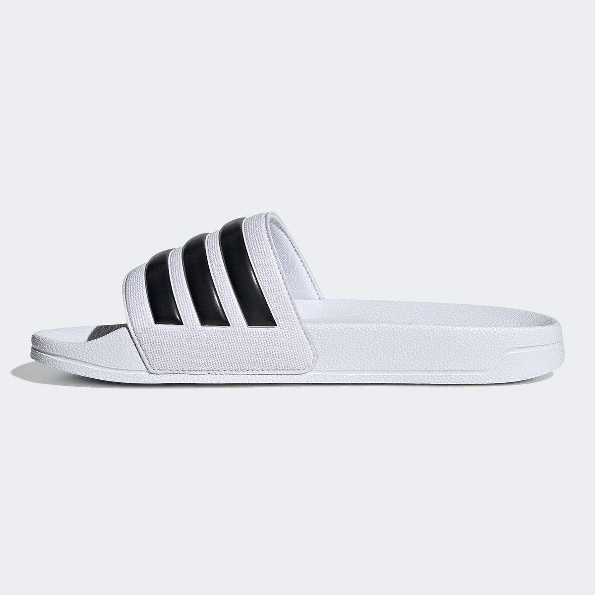 Miniatura Chinelo Adidas Slide Adilette Shower Branco+Preto - 34/35