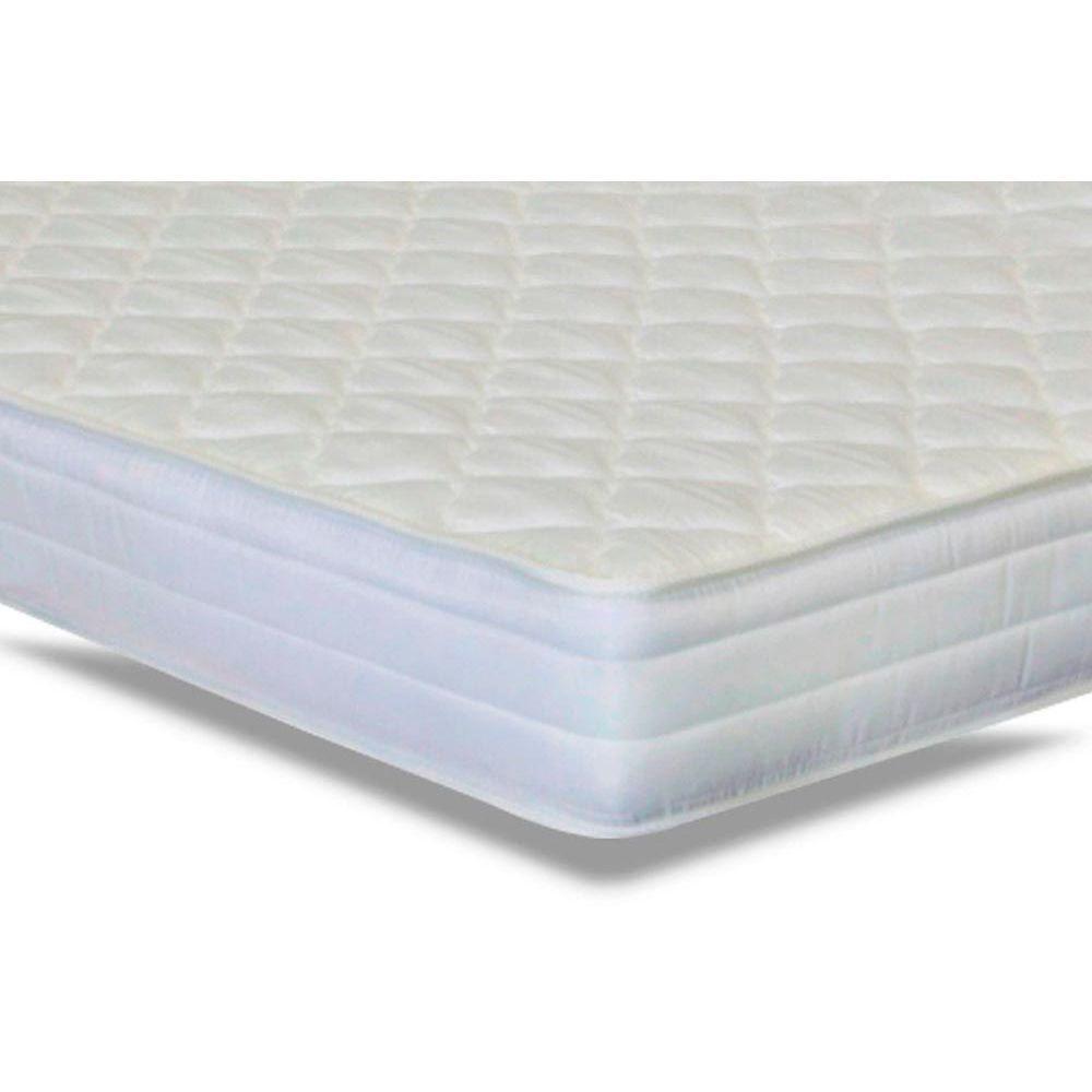 Cama Box Baú Queen: Colchão Espuma Herval D28 - Ag65 Frontier + Base Crc Suede Brown(158x198)