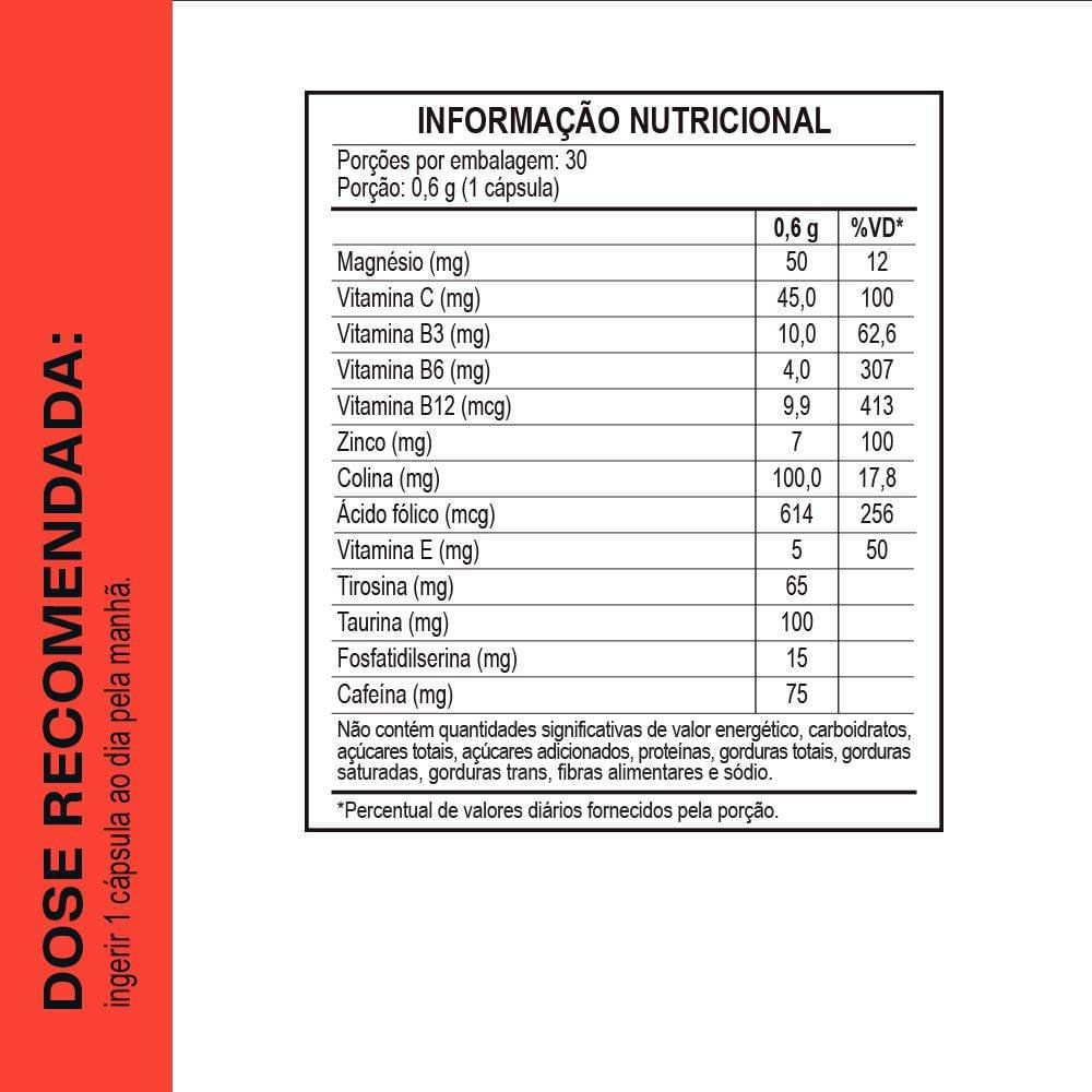 Miniatura Quero Concentração Vitamine-se Pote 30 Capsulas