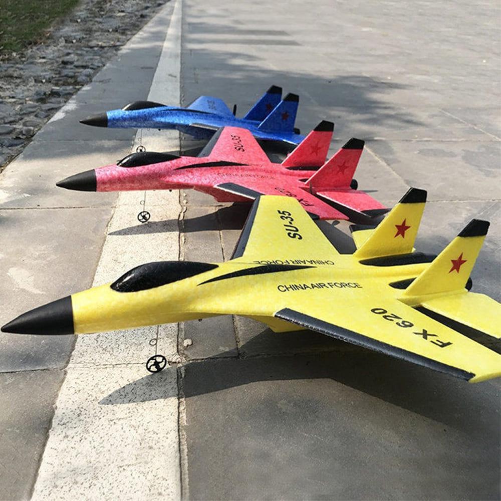 Miniatura Jato Su35 De Controle Remoto, Voo Rapido 120M, Alta Resist.