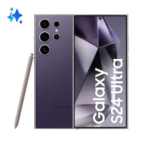 Miniatura Smartphone Samsung Galaxy S24 Ultra Titânio Violeta 256GB, Inteligência Artificial, Tela de 6.8", 12GB RAM, S Pen, Processador Snapdragon 8 Gen 3