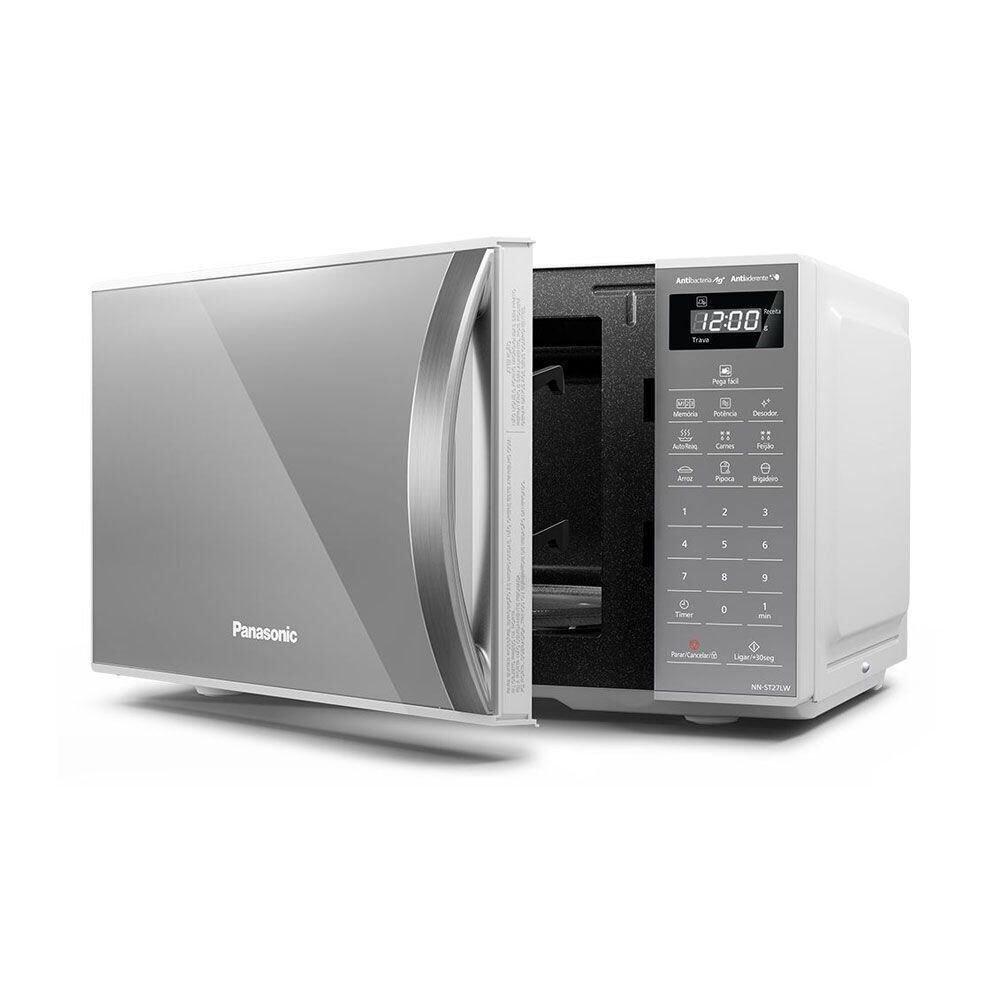 Miniatura Micro-ondas Panasonic 21L Branco Espelhado ST27LWRU 127