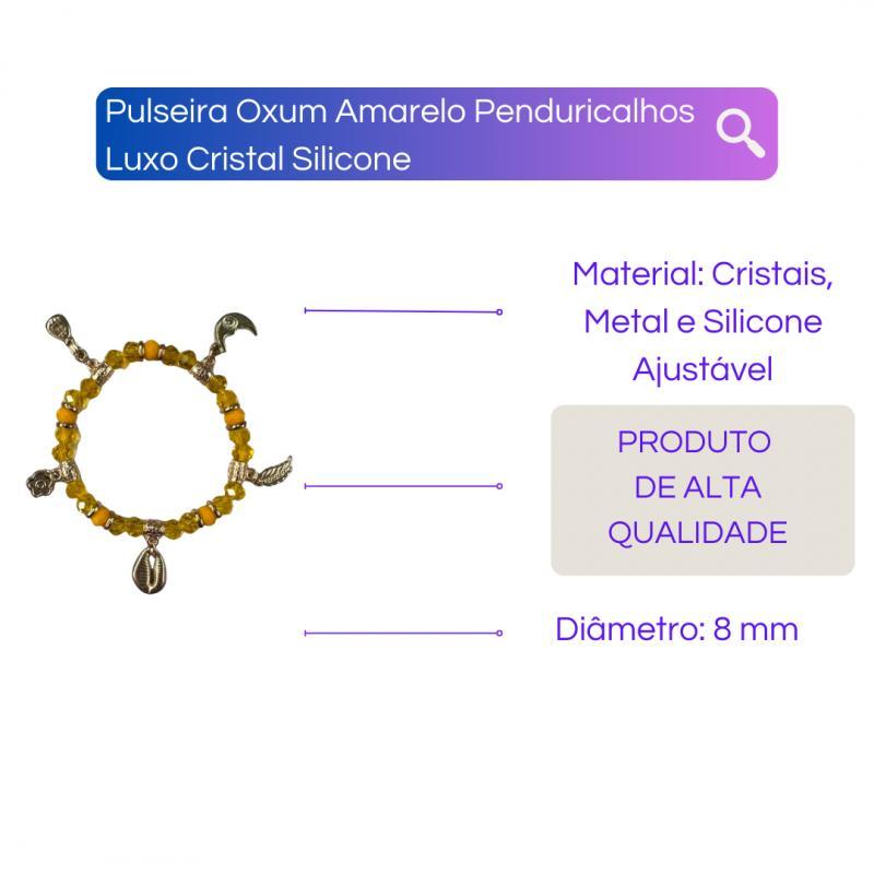 Miniatura Pulseira Oxum Umbanda Candomblé