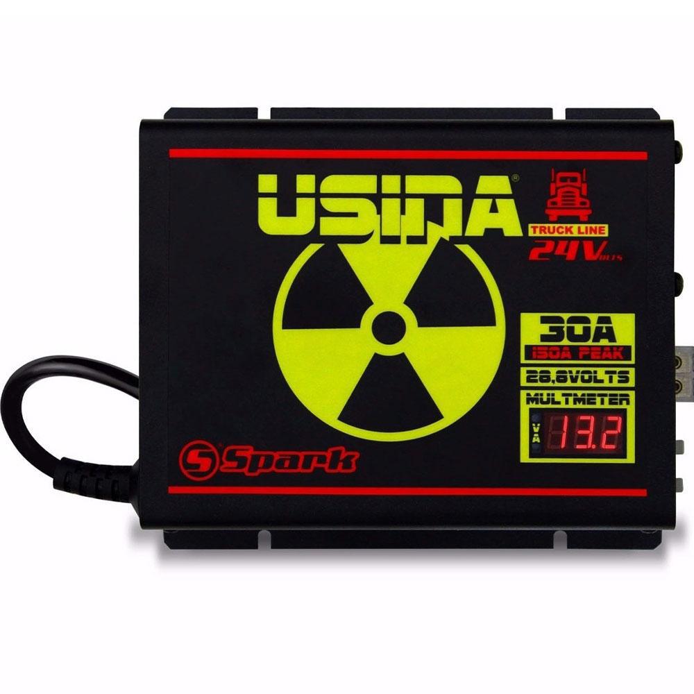 Miniatura Fonte Carregador Spark Usina 30Ah Truck Line 24V Bivolt