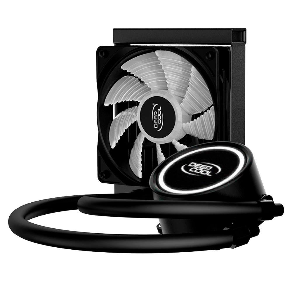 Miniatura Water Cooler Deepcool Gammaxx L120T Led Branco 120Mm Cooler - Deepcool - Water cooler