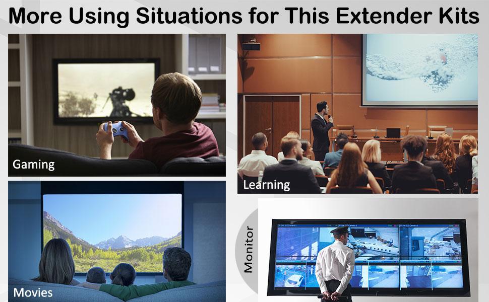 Transmissor De Video Hdmi Wireless Sem Fio 4K 30 Metros 5Ghz