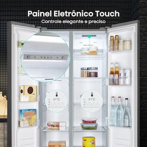 Geladeira 428L Hisense RS3P428… | Shopping do Inter