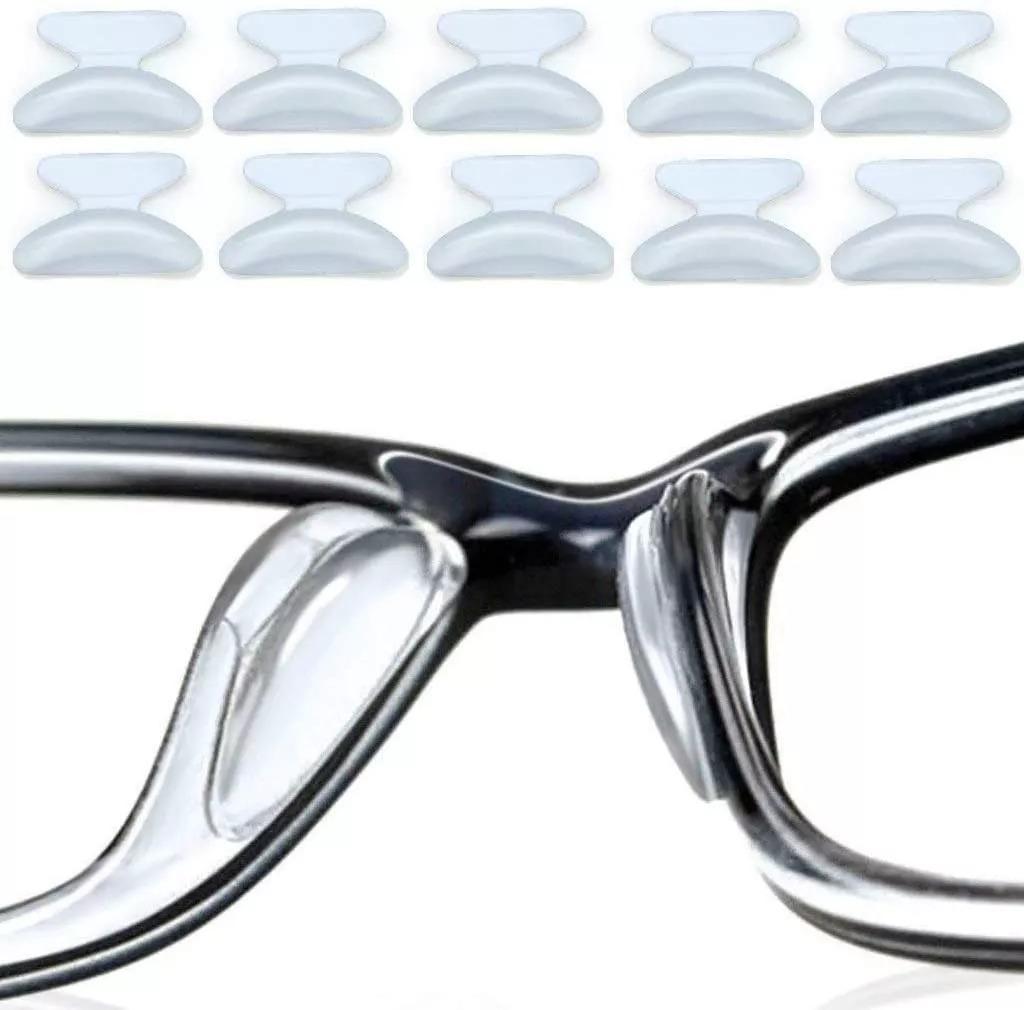 Miniatura Plaqueta Silicone Acetato Óculos Preta Lua 3,5mm