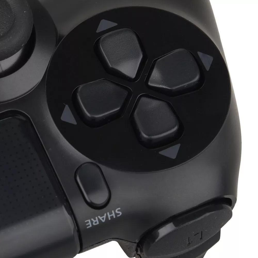 Miniatura Controle PS4 Slim Dualshock Jet Black Fio Resistente Full