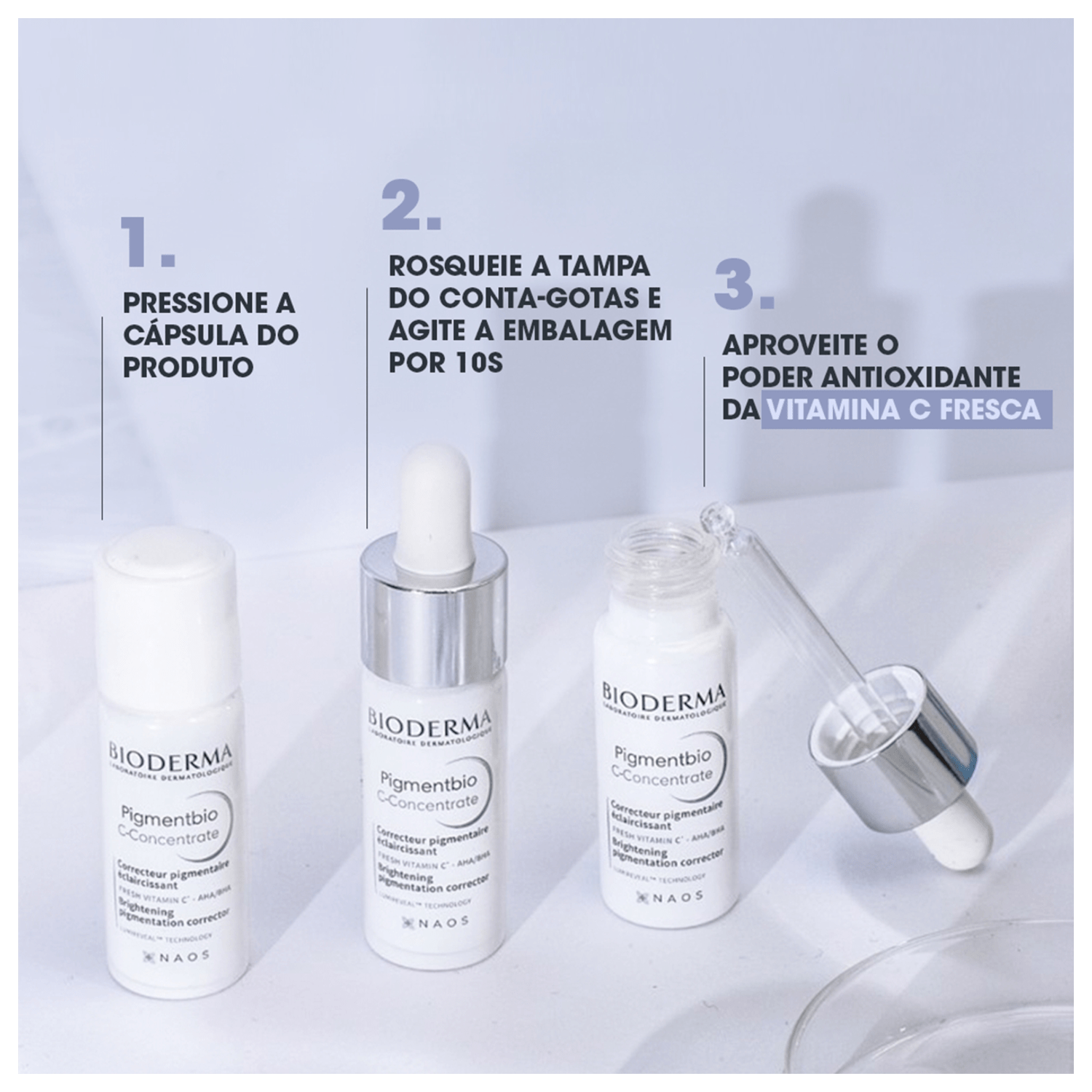 Miniatura Bioderma Pigmentbio C-Concentrate - Sérum Clareador 15ml