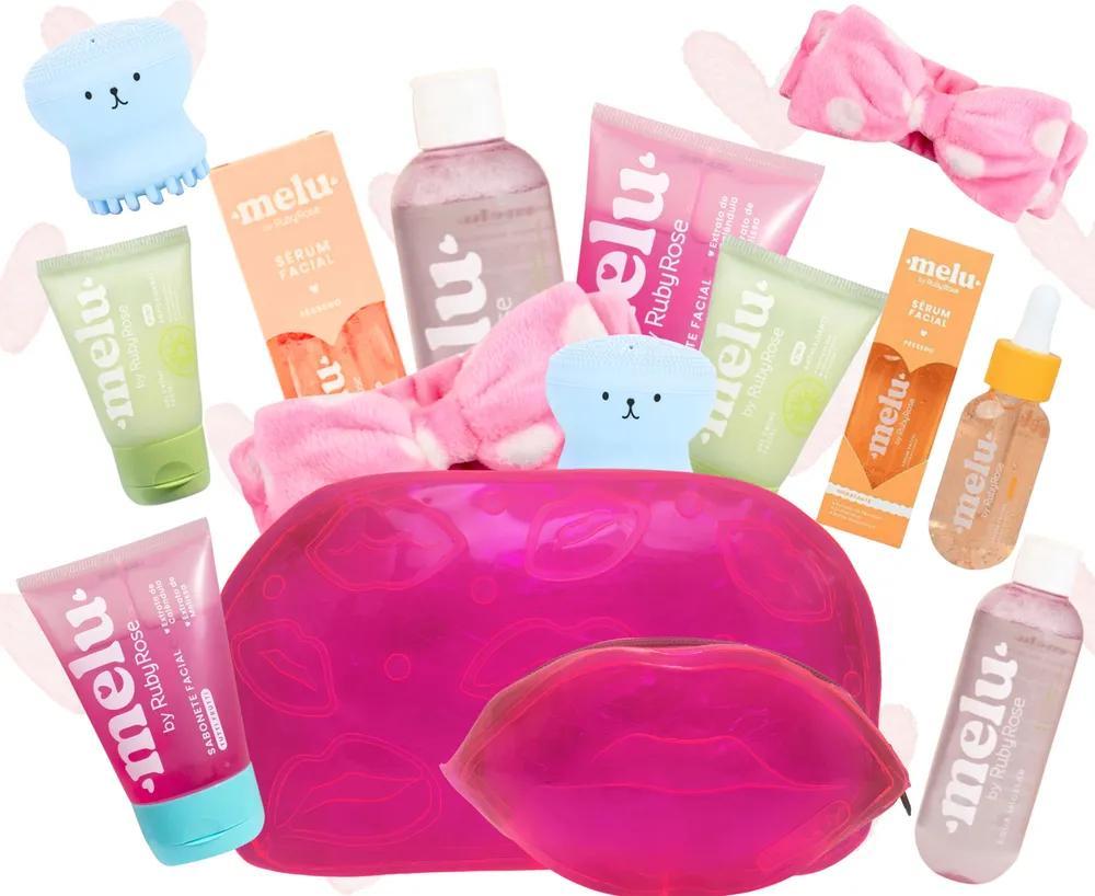 Miniatura Kit Skincare Completo Adolescentes Teen Melu By Ruby Rose