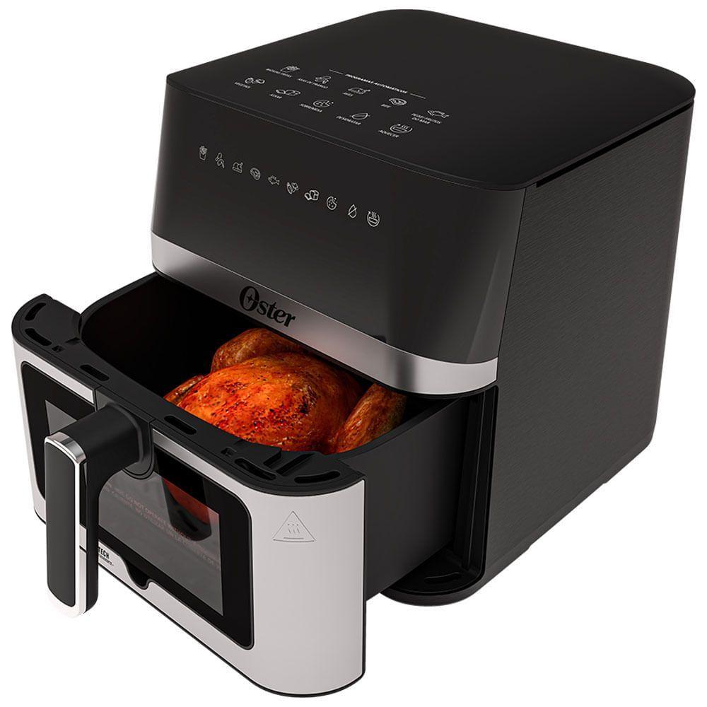Fritadeira Oster Inox Diamondtech 7,5L Com Visor Transparente 110V