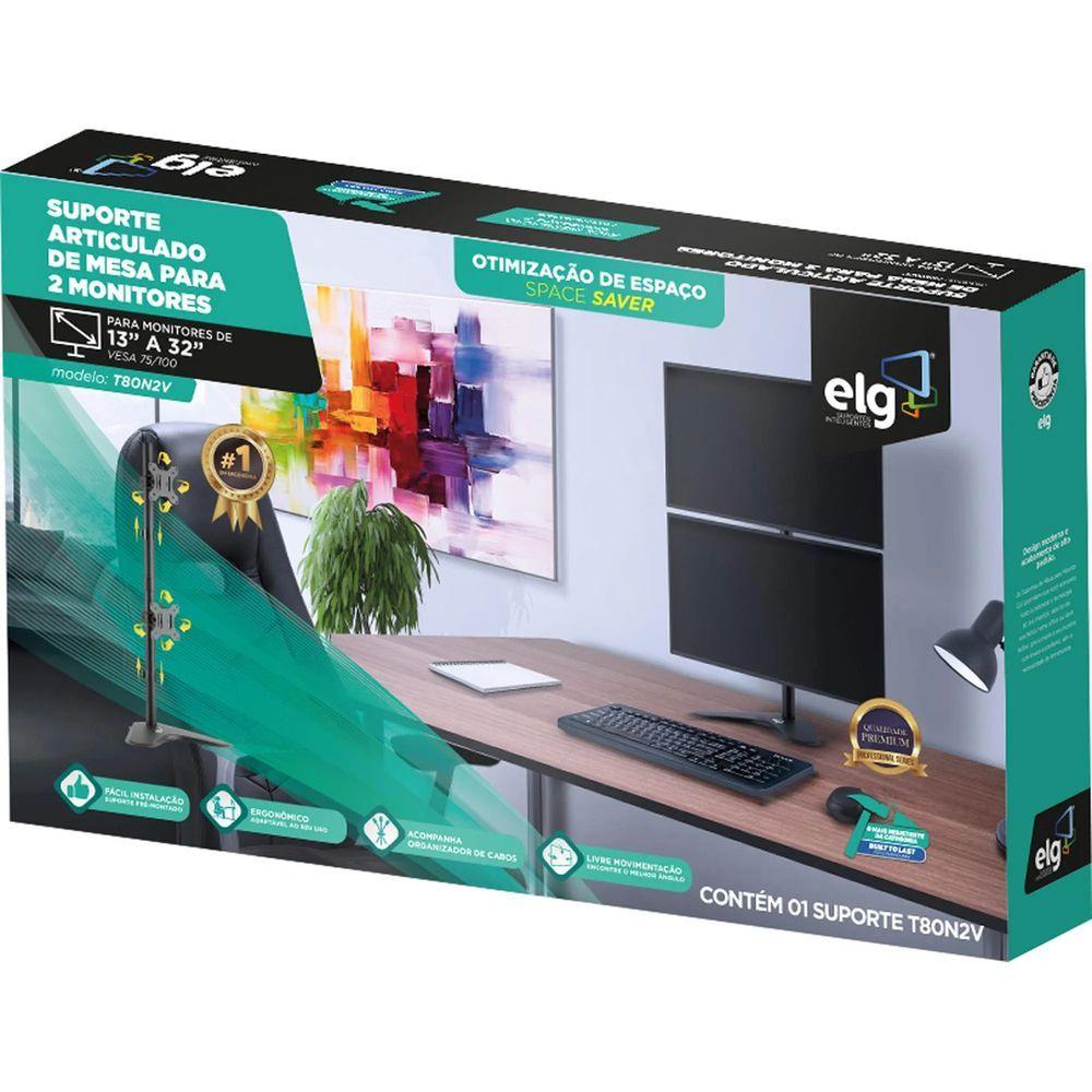 Miniatura Suporte Torre Para Monitor Articulado 15-32 Elg T80n2v