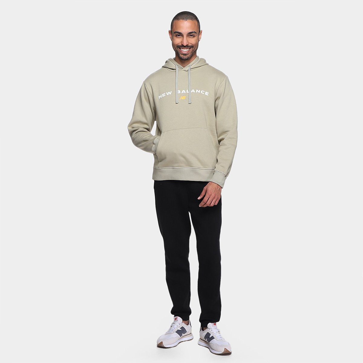 Miniatura Blusa Moletom New Balance Sportswear 94 Graphic Verde claro - G