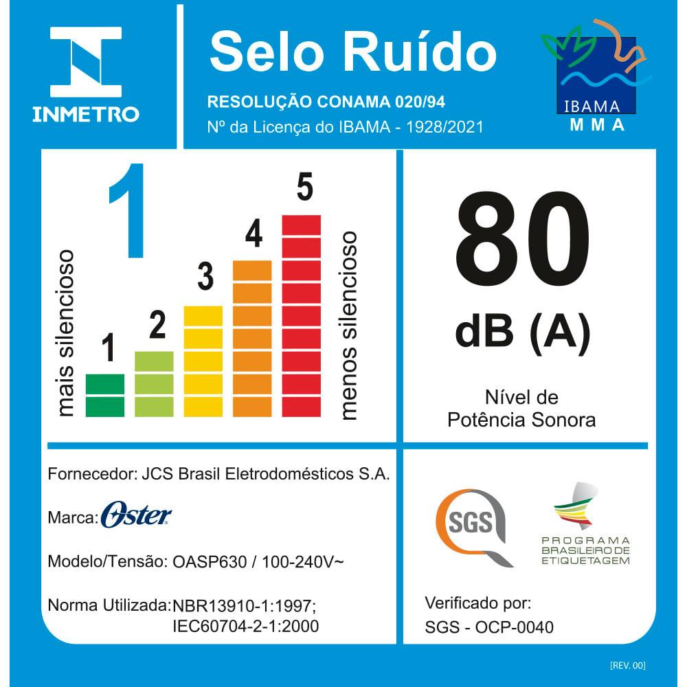 Aspirador de Pó Sem Fio Azul Oster 3 em 1 OASP630 Bivolt