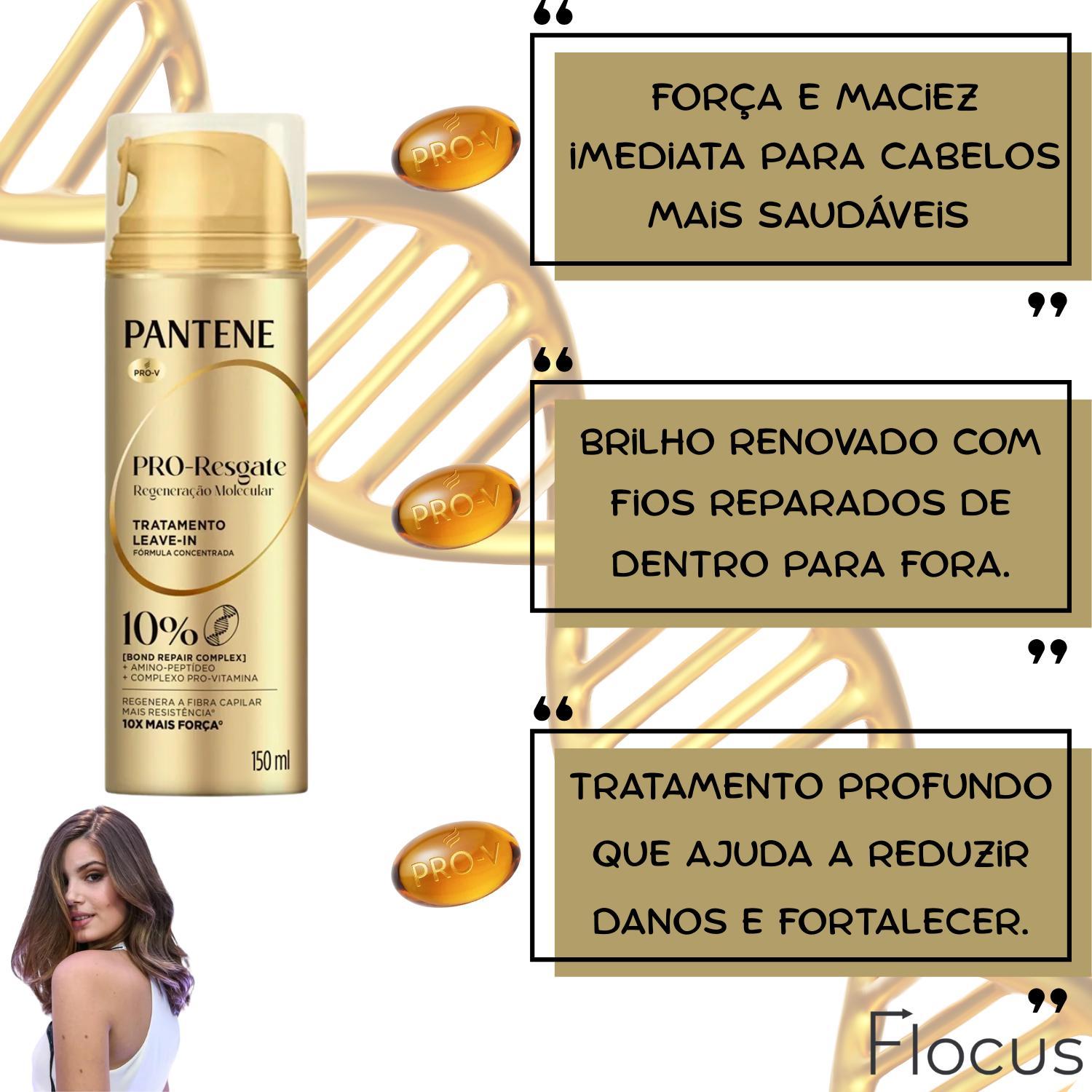 Miniatura Kit Pantene Molecular Bond Repair Amino Peptídeo Leave-In