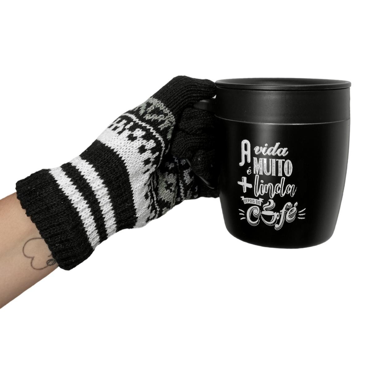 Luva De Frio Adulto Unissex Redstar De Lã Inverno Vsi04001