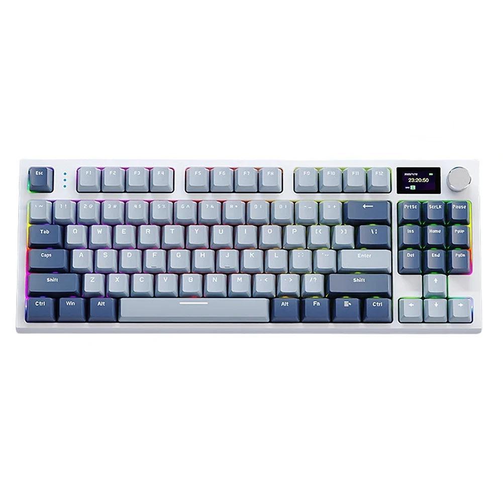 Miniatura Teclado Mecânico Attack Shark K86 Rgb Azul, Bluetooth, Usb