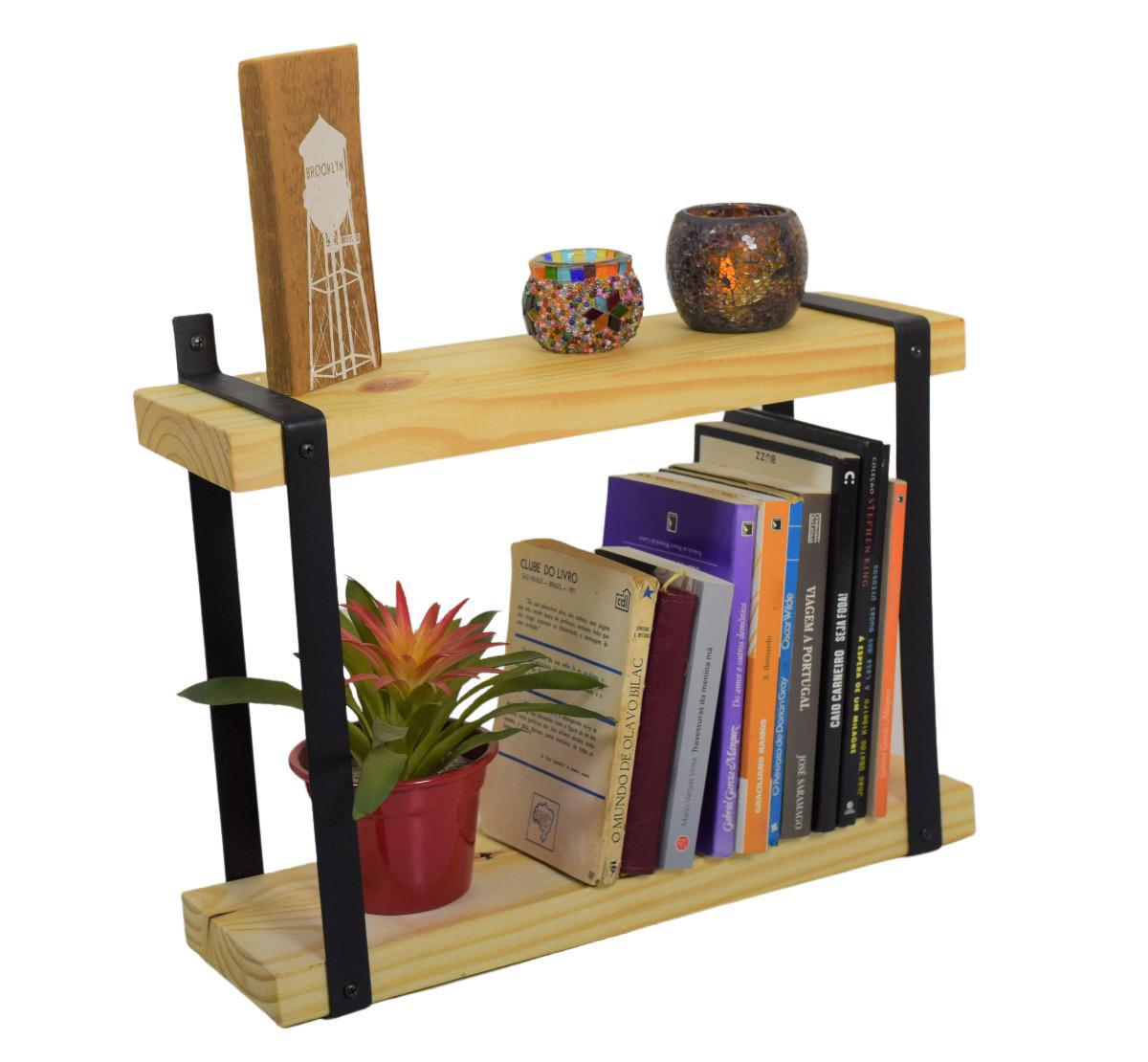 Miniatura Prateleira Plantas Decorativa Estilo Industrial Sala 48cm