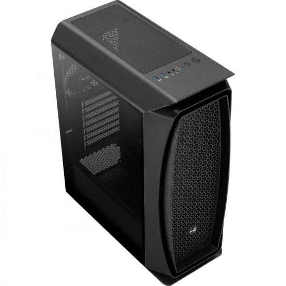 Miniatura Gabinete Gamer Aerocool Aero One Preto Lateral Vidro [f002]