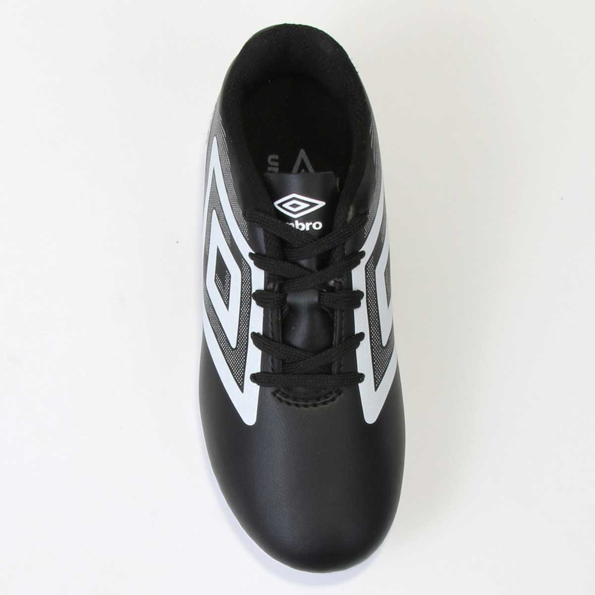 Miniatura Chuteira Campo Juvenil Umbro Beat Preto+Branco - 28
