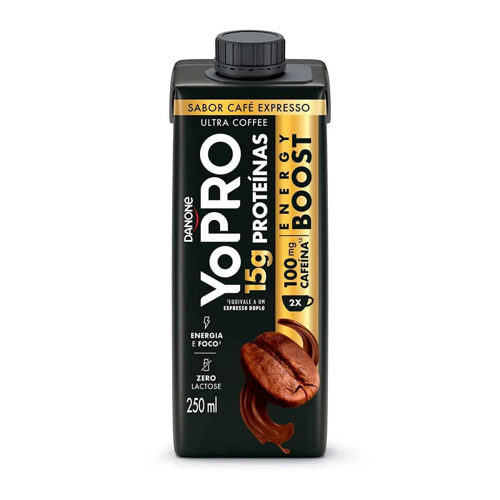 Miniatura Bebida Yopro 15G Energy Boost 250ml Café Expresso