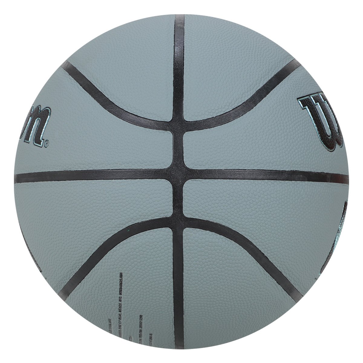 Miniatura Bola de Basquete Wilson NBA Forge 7 Cinza+Preto - 7