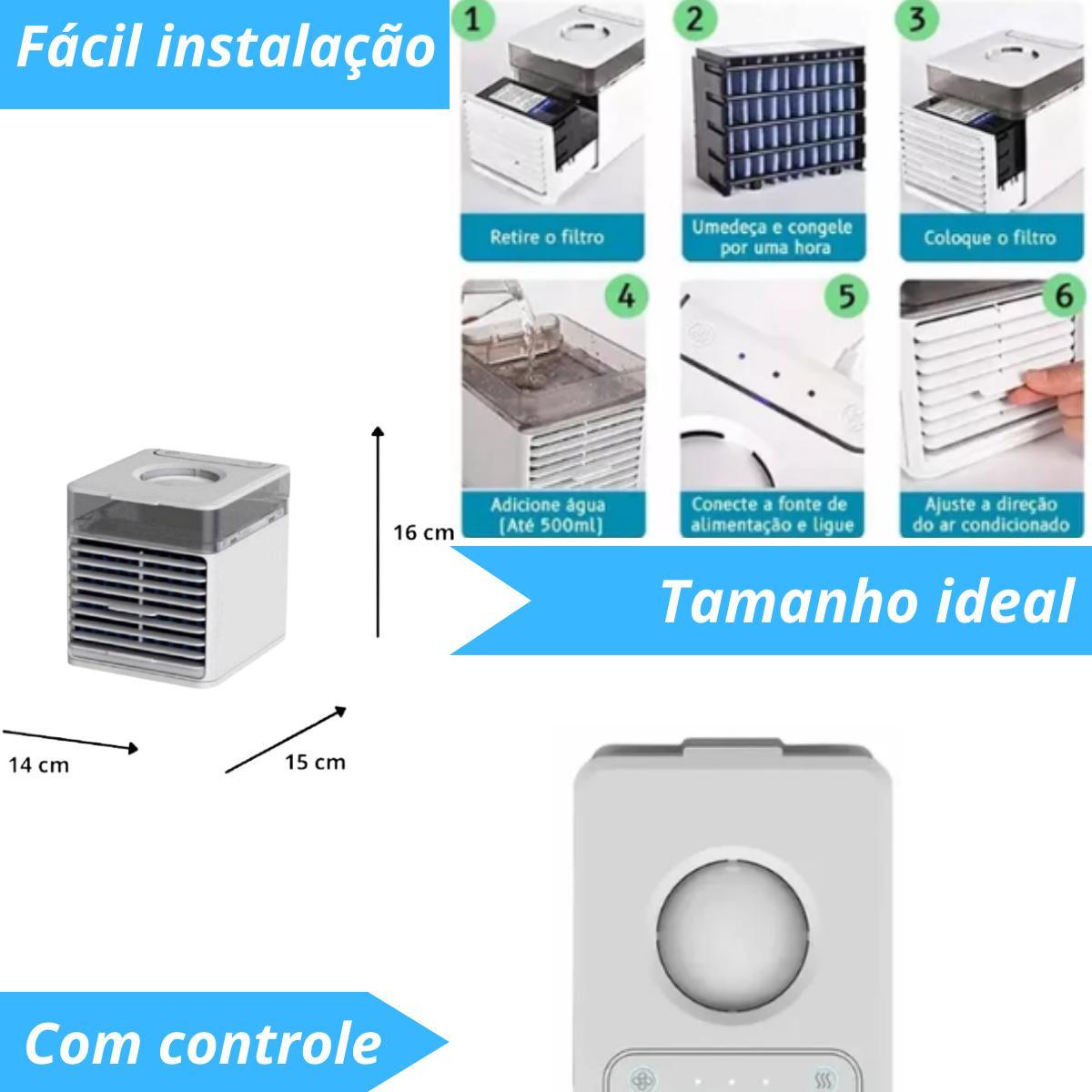 Miniatura Ar Condicionado Compacto 3In1 -