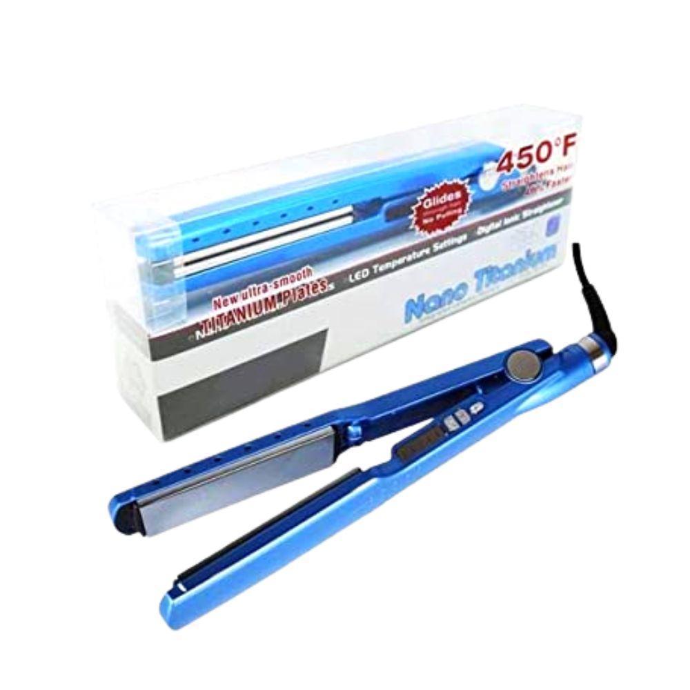 Miniatura Chapinha Profissional Bivolt 450º Nano Titanium Alisa Cabelo