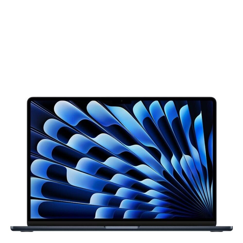 Miniatura Apple Macbook Air 15", M4,  com CPU de 10 núcleos, GPU de 10 núcleos, 16GB RAM, 256GB SSD - Meia-noite