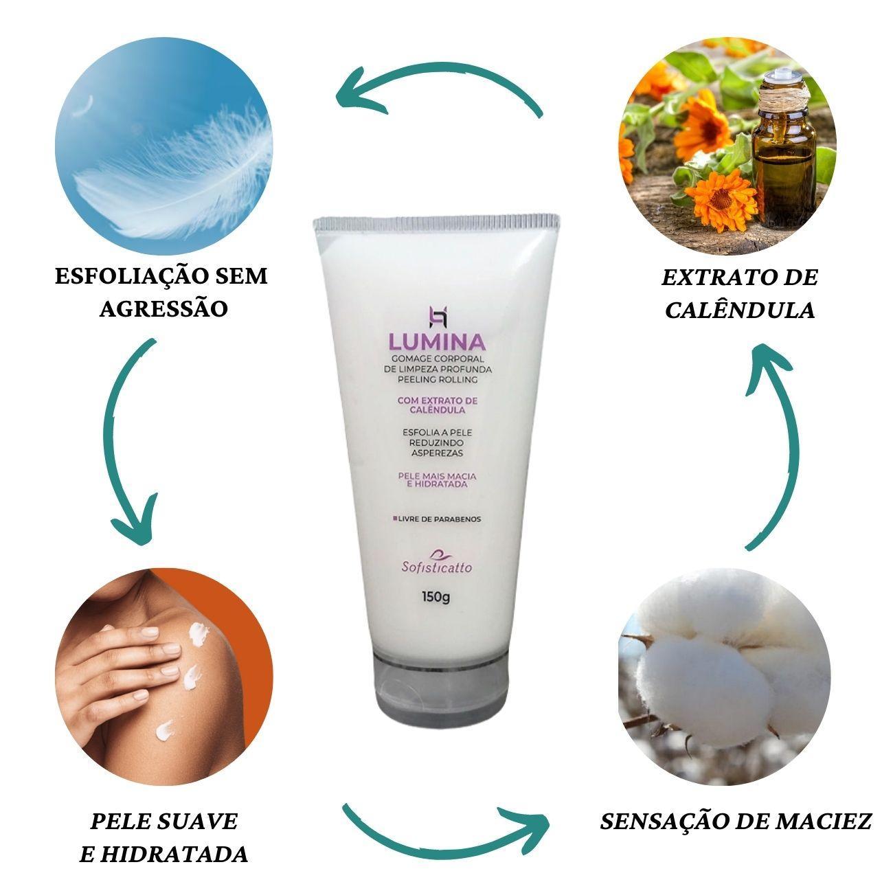 Miniatura Gomage Corporal Limpeza Profunda - Peeling Rooling Lumina