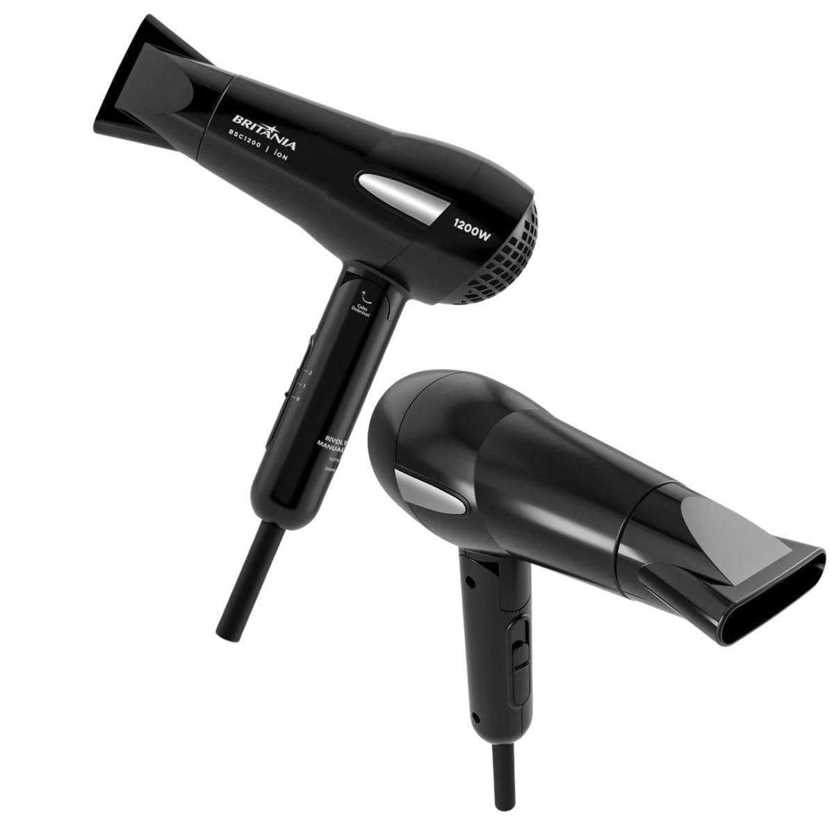 Miniatura Secador De Cabelos 1200W Bivolt Britânia