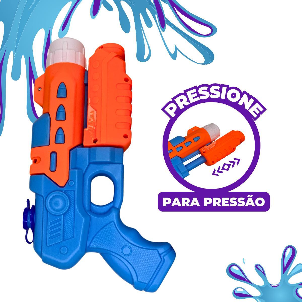 Lança Água Infantil Lançador De Brinquedo Piscina Azul Forte