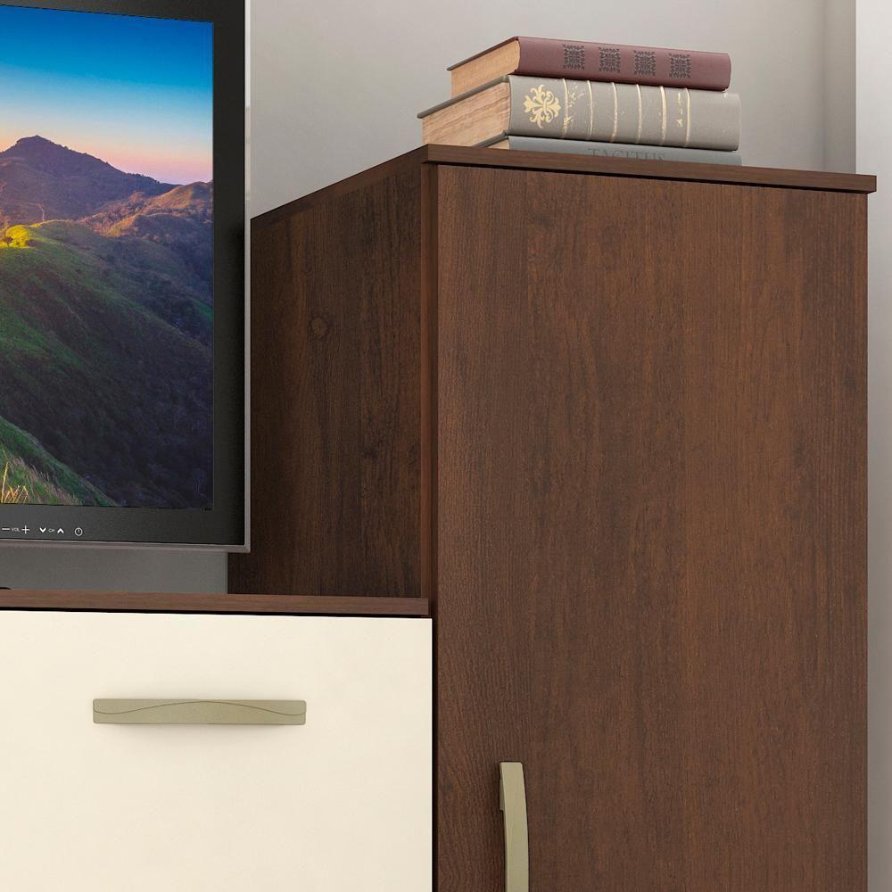 Miniatura Comoda 2 Portas Com Cabideiro Co170 Rustico Champagne Fell Rustico Champagne