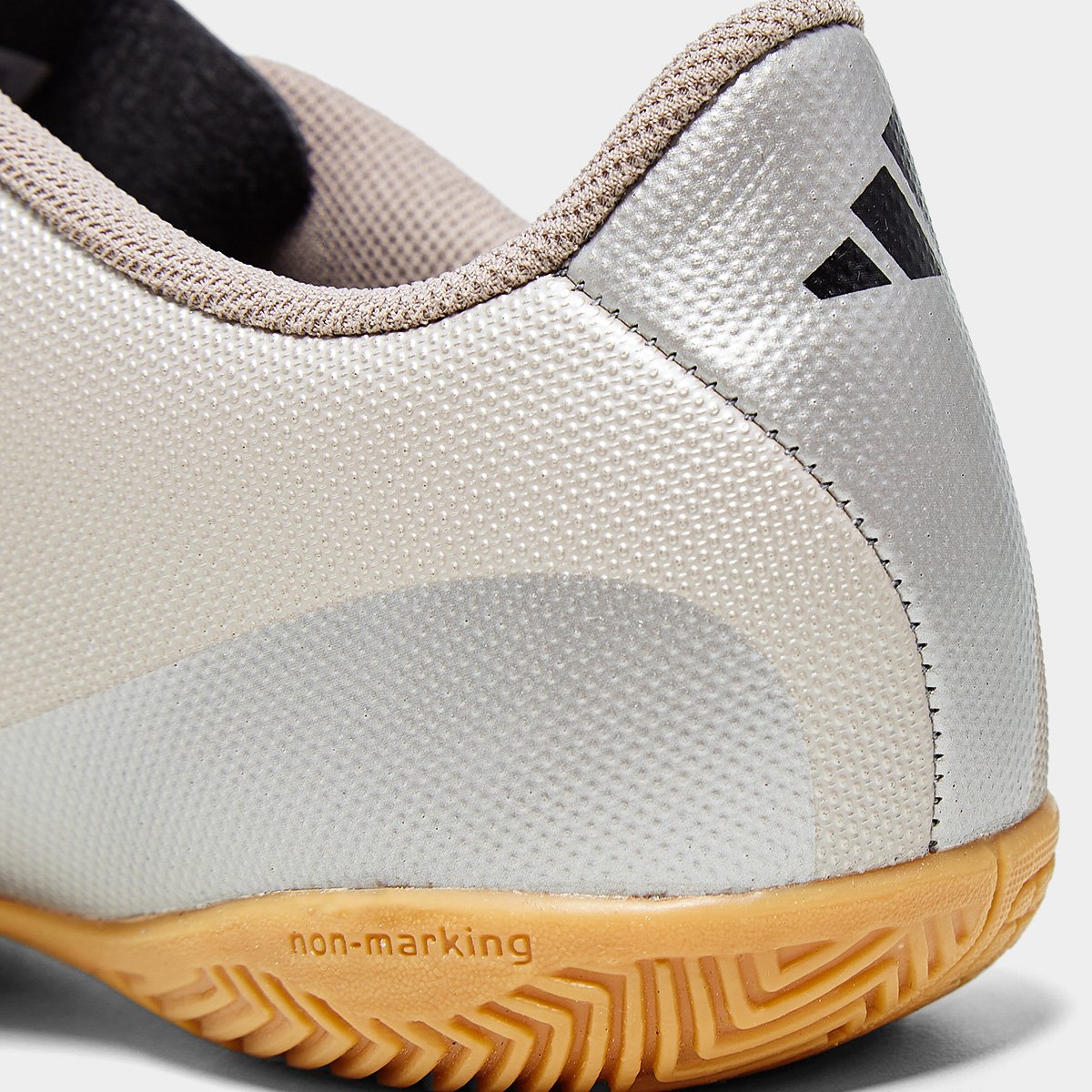 Chuteira Futsal Adidas Predator Artilheira 24 Unissex Cinza+Preto - 37