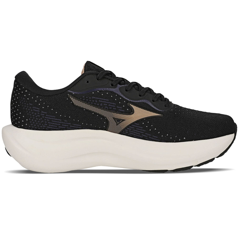 Miniatura Tênis de Corrida Feminino Mizuno Virtue Preto - 34