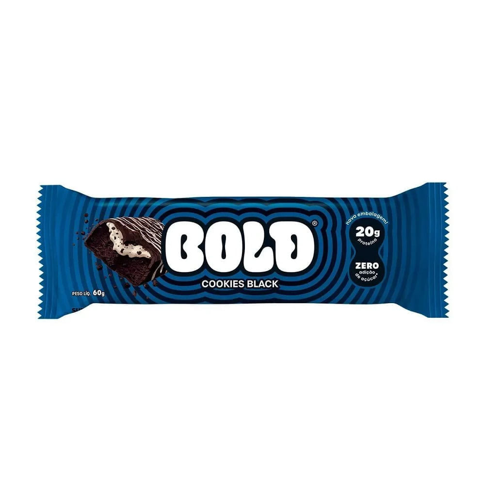 Miniatura Barra Bold Bar Cookies Black 60g