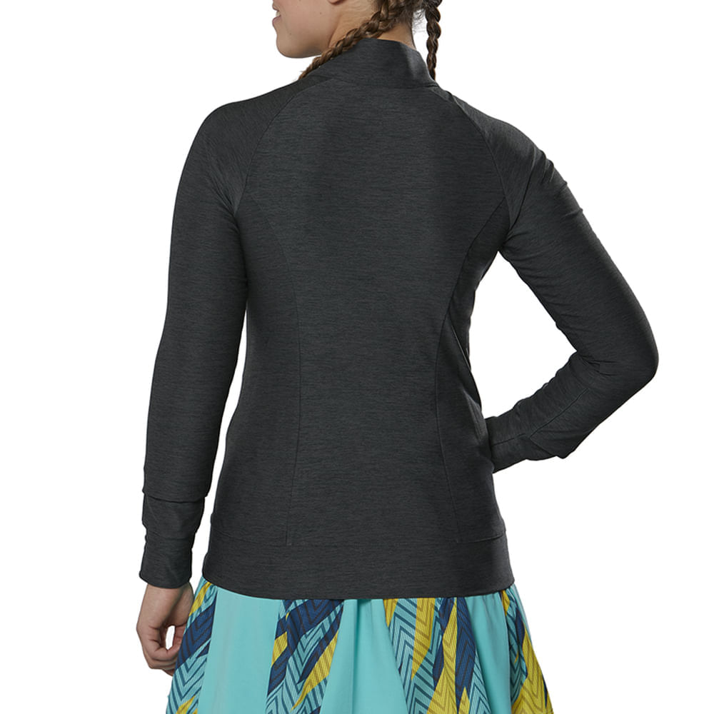 Miniatura Jaqueta de Tennis Mizuno Feminina Preto - G