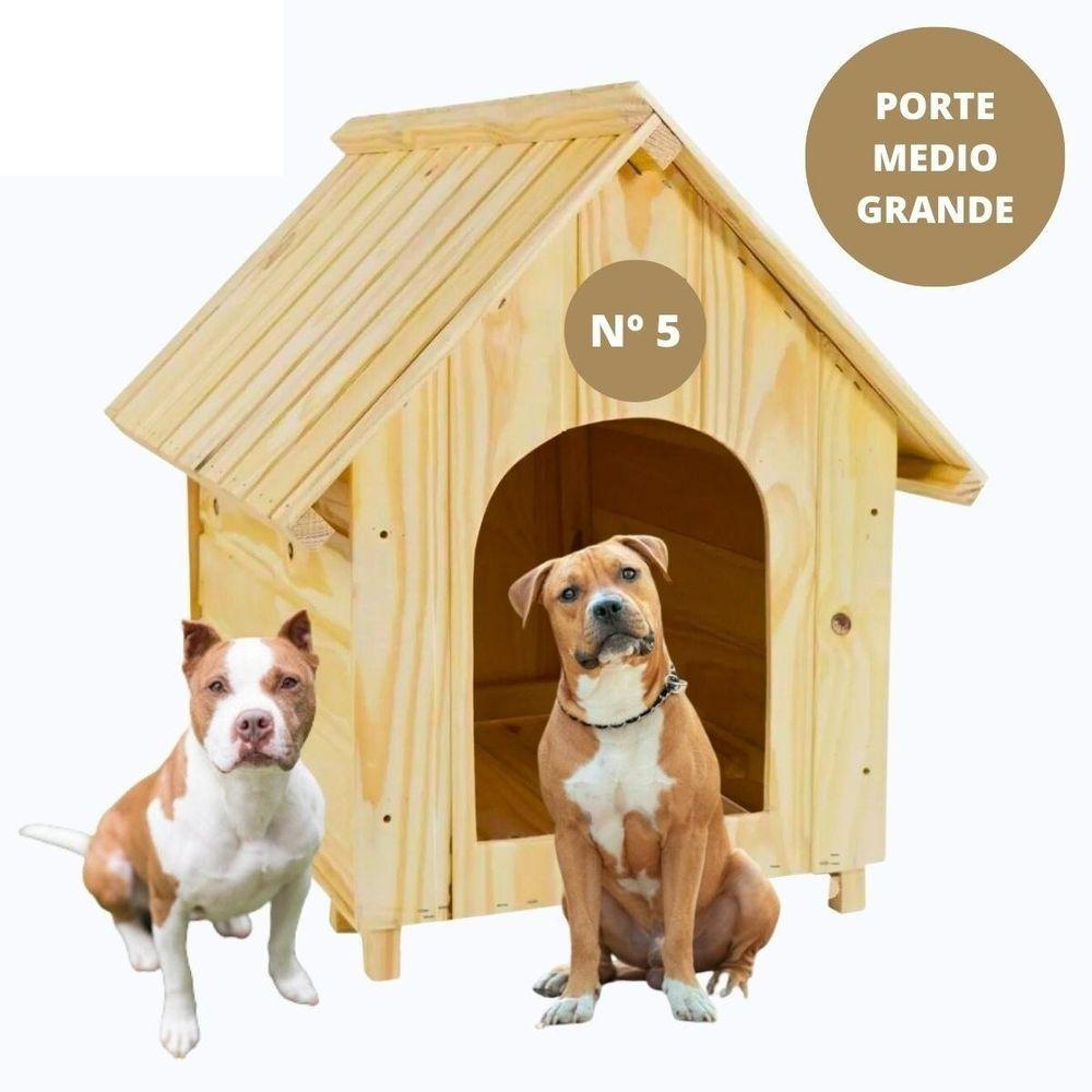 Miniatura Casinha De Cachorro De Madeira Sem Pintura Simples Extra Grande N5