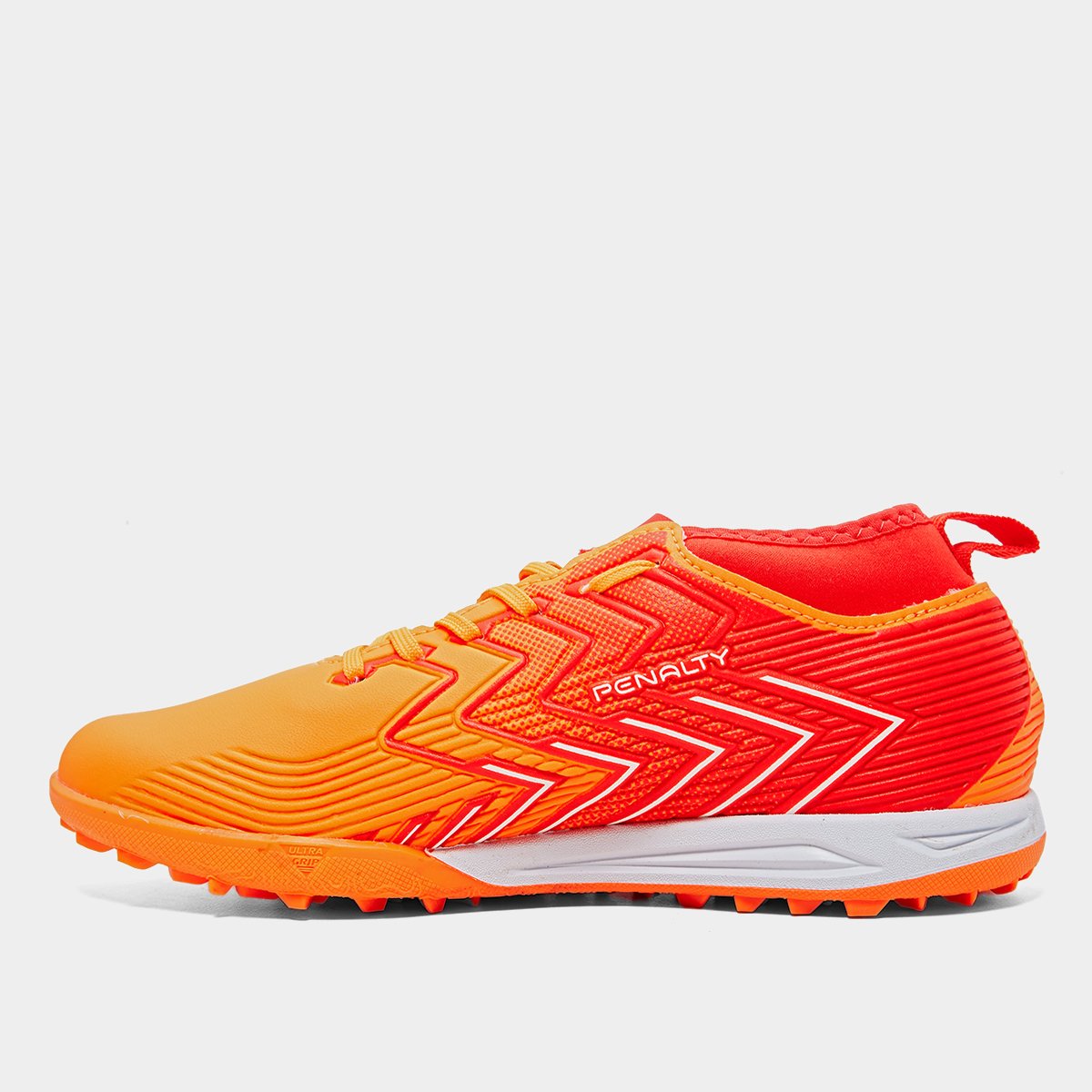 Miniatura Chuteira Society Penalty Storm Y-3 Masculina Laranja+Branco - 28
