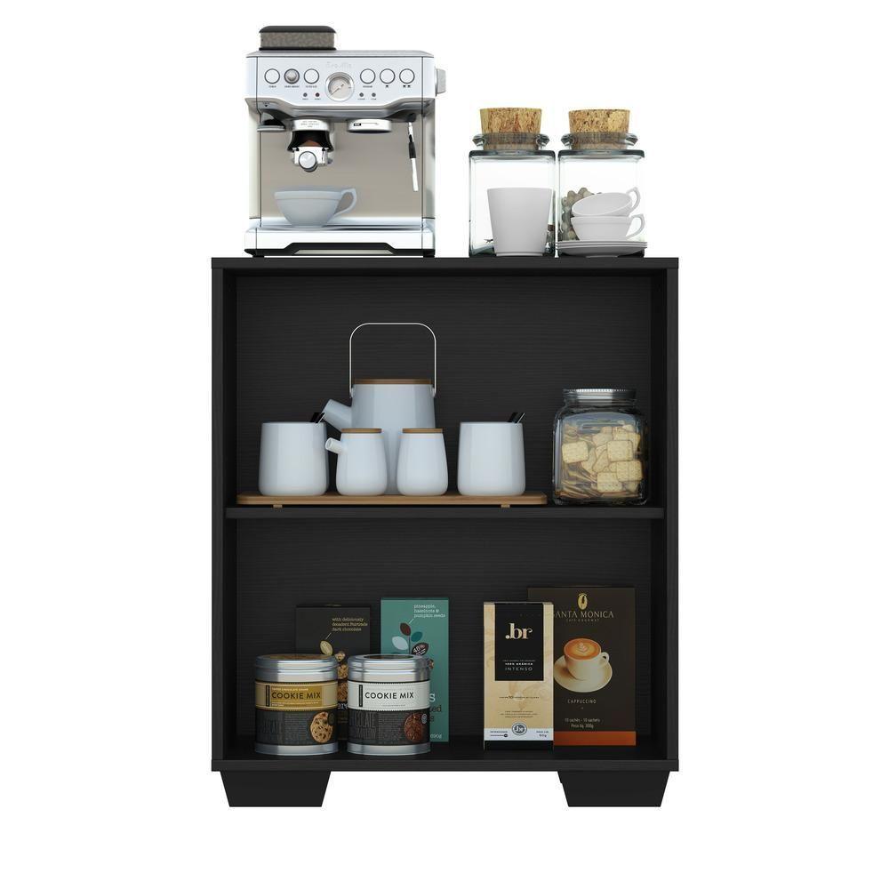 Miniatura Aparador Buffet 2 Portas Com Espelho Vegas V3614 Preto