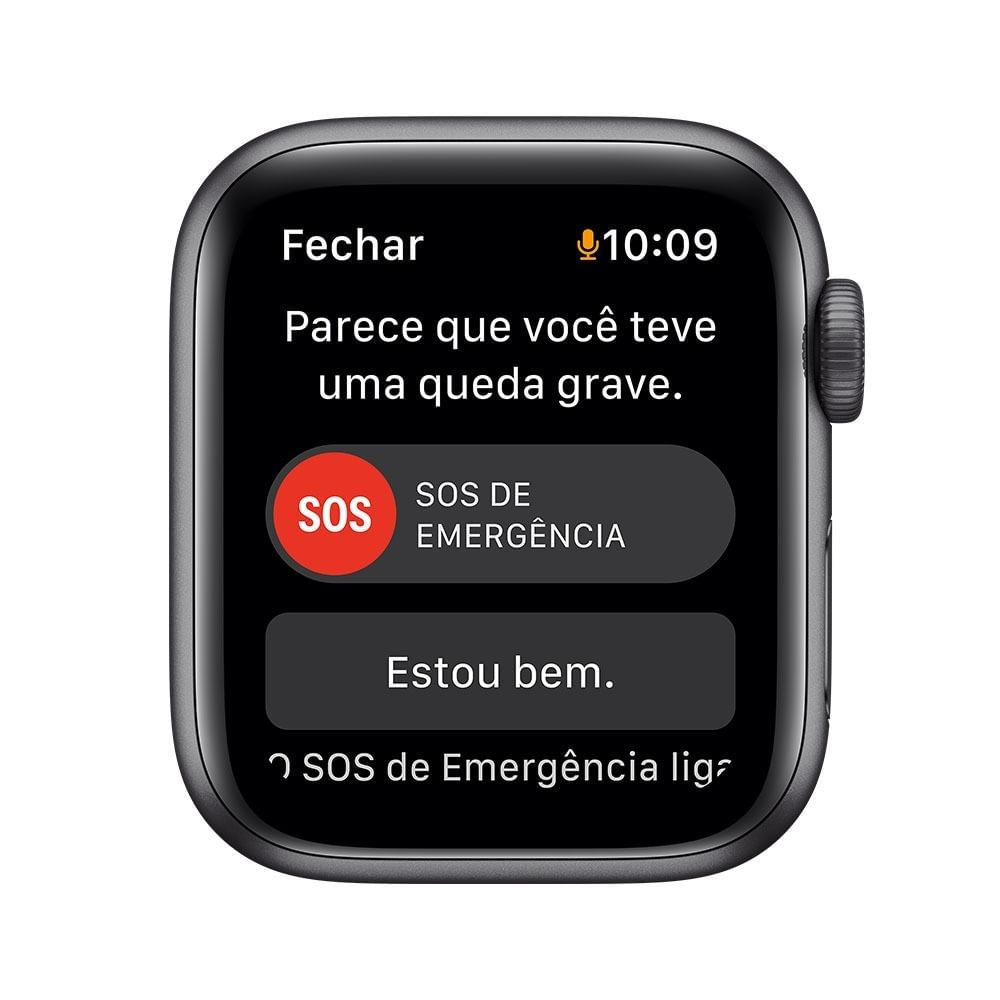 Miniatura (Seminovo) Apple Watch SE (GPS, 40 mm) - Caixa de alumínio Cinza-espacial