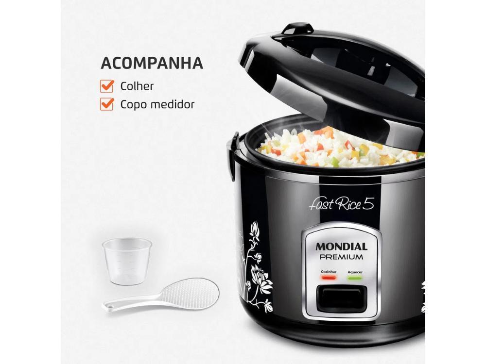 Panela Elétrica De Arroz Mondial Fast Rice Premium 5X. 127V