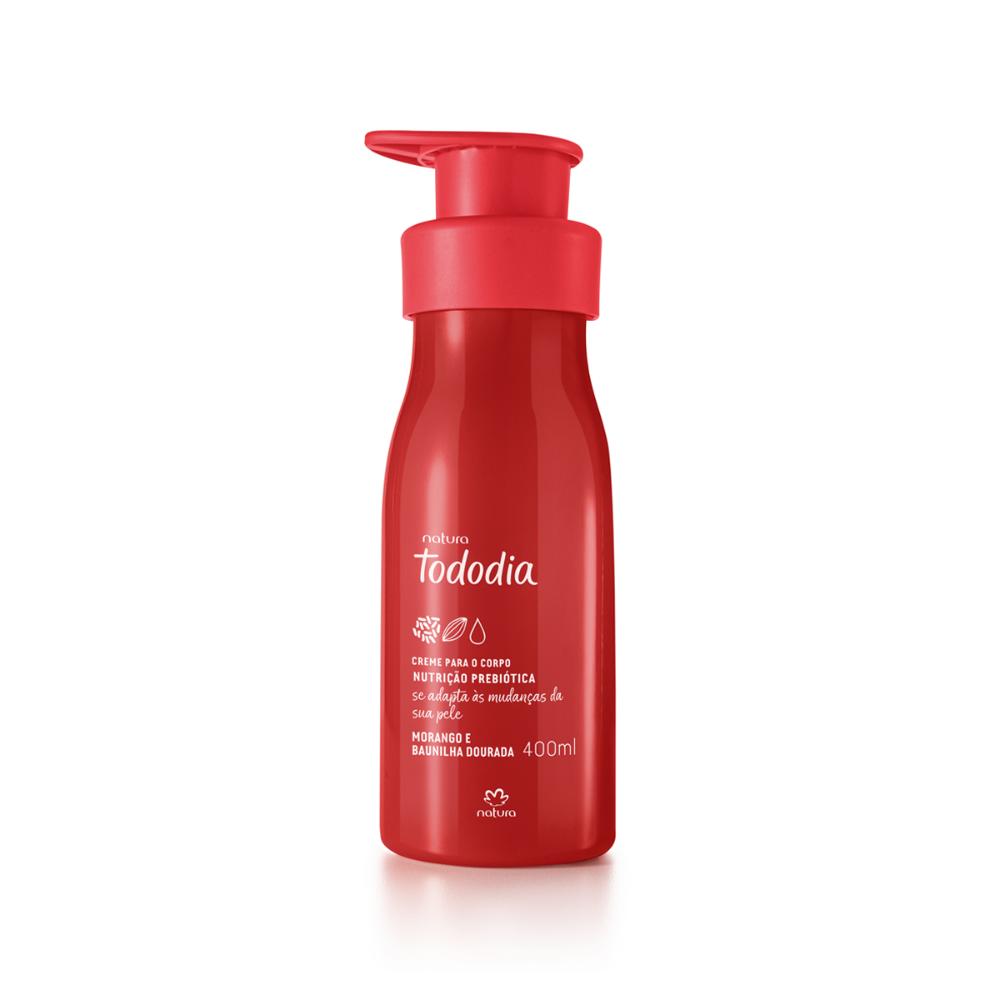 Creme para o Corpo Natura Tododia Morango e Baunilha Dourada 400ml