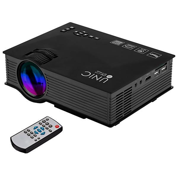 Miniatura Projetor UNIC UC46 Wi-Fi/HDMI/USB/Leitor SD - Bivolt