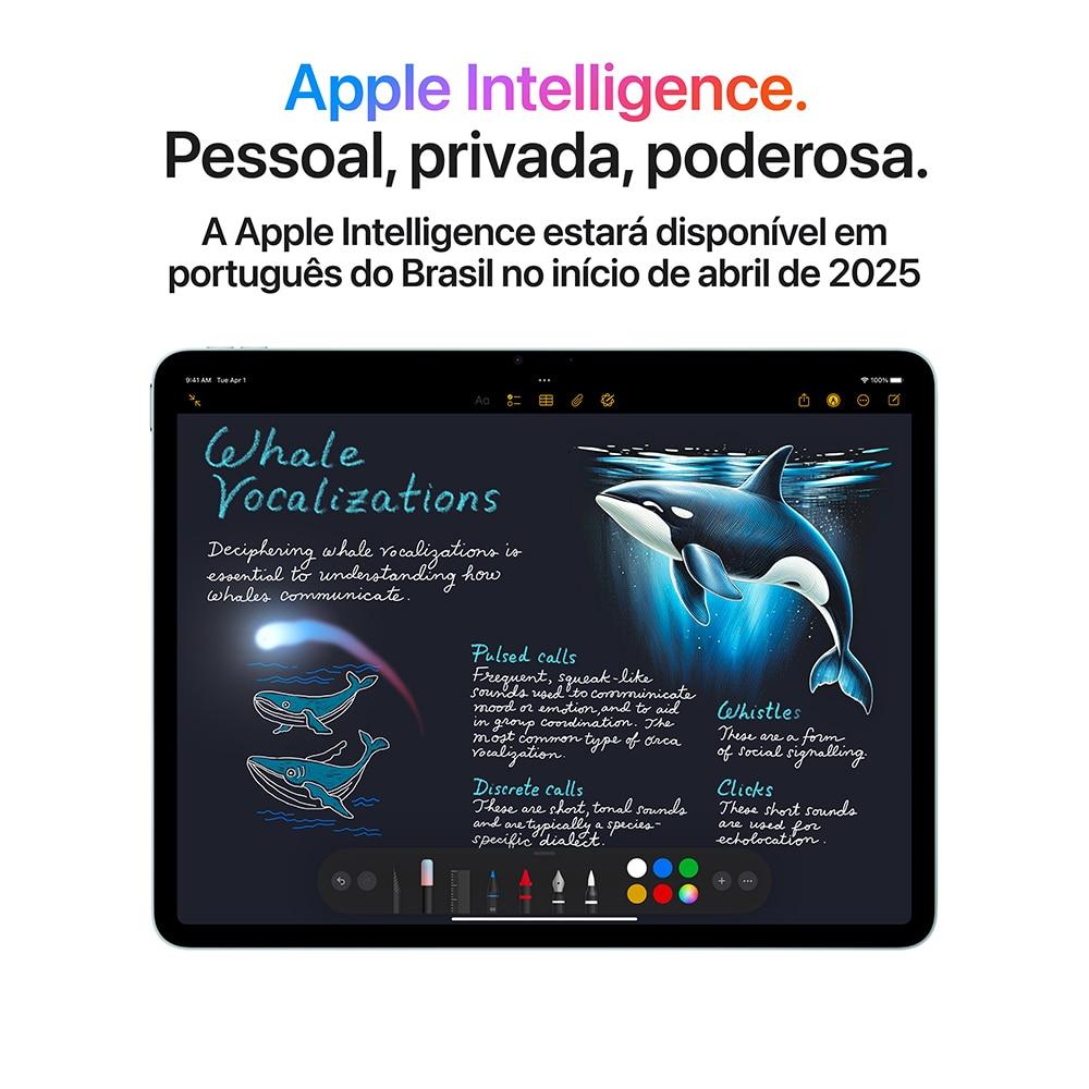 Apple iPad Air 11" M3, 7ª geração, Wi-Fi, 512GB - Roxo