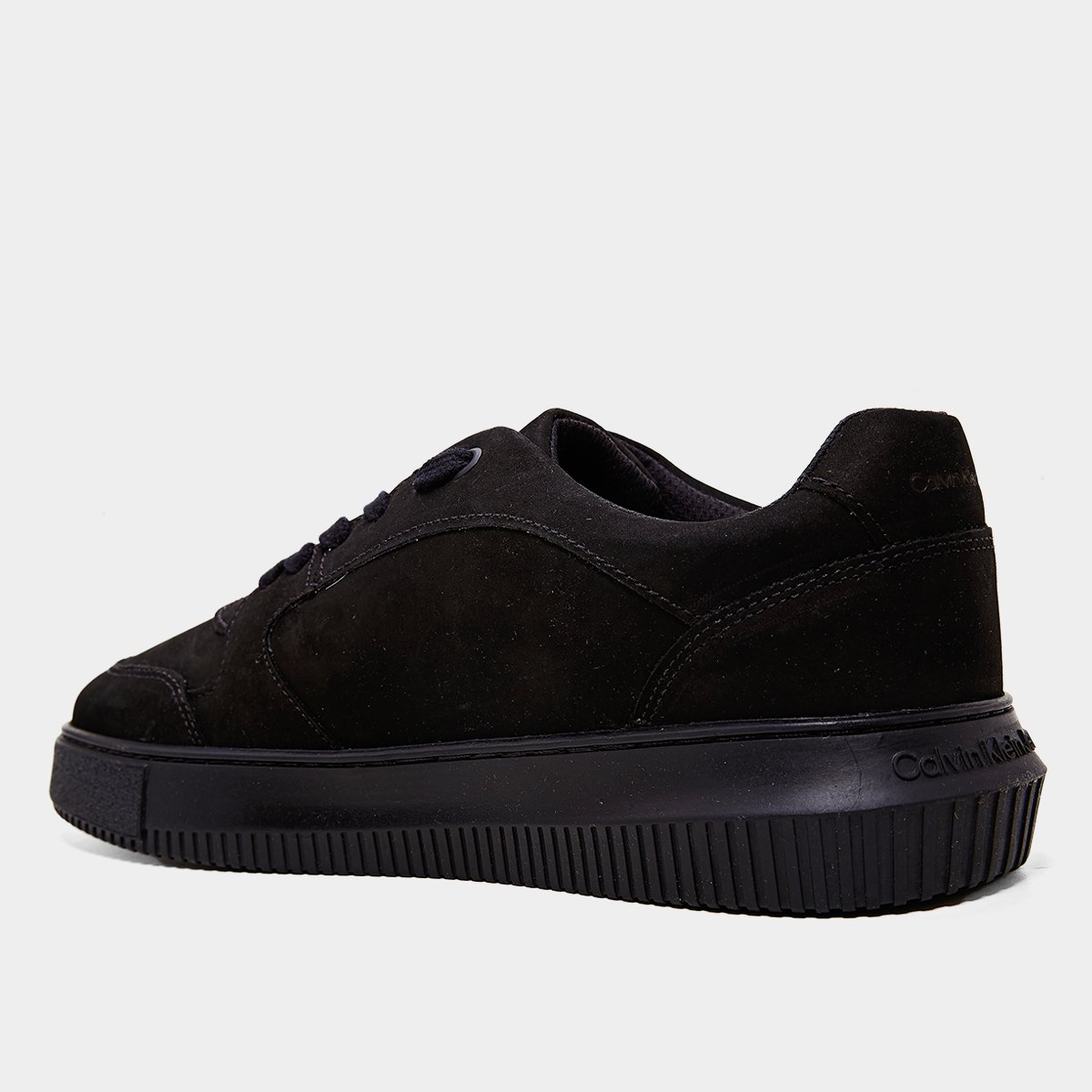 Miniatura Tênis Couro Calvin Klein Chunky Masculino Preto - 37